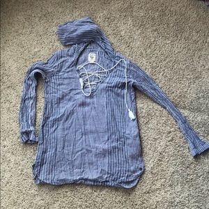 Billabong seersucker cover up